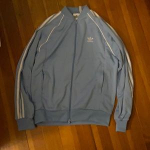 Adidas Powder Blue Zip Up